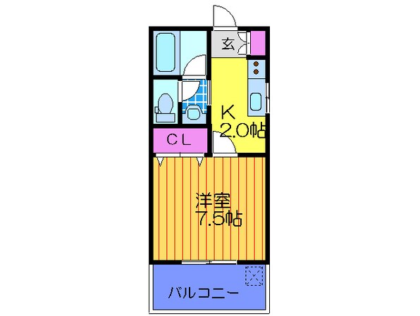 サンフィエルト吉田の物件間取画像